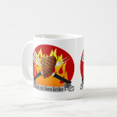 GRILLEN-Geschenk der Vatertag Kaffeetasse (Vorderseite Links)