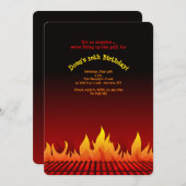 GRILLEN Grating Invasion Einladung (Vorne/Hinten)