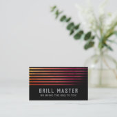 GRILLEN Grill Catering Visitenkarte (Stehend Vorderseite)