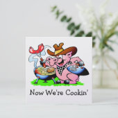 GRILLEN - Grill - Einladung zur Kochherstellung (Stehend Vorderseite)