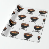 GRILLEN Grill Geschenkpapier (Ungerollt)