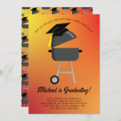 GRILLEN Grill Graduation Party Einladung Cookout (Vorne/Hinten)