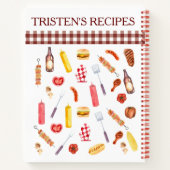 Grillen Grill Grill Grill Notizblock (Rückseite)