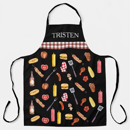 Grillen Grill Grill Grill Smoker Apro Schürze (Vorderseite)