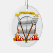 GRILLEN Grill-königliches Wappen Keramik Ornament (Rechts)