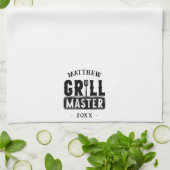 GRILLEN Grill Master Personalisiert Bester Vater V Geschirrtuch (Gefaltet)