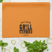 GRILLEN Grill Master Personalisiert Bester Vater V Geschirrtuch (Gefaltet)
