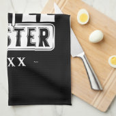 GRILLEN Grill Master Personalisiert Bester Vater V Geschirrtuch (Viertel Falte)