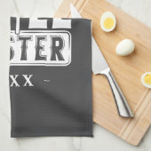 GRILLEN Grill Master Personalisiert Bester Vater V Geschirrtuch (Viertel Falte)