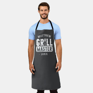 GRILLEN Grill Master Personalisiert Bester Vater V Schürze