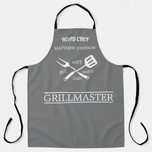 GRILLEN Grill Master Personalisiert Bester Vater V Schürze