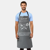 GRILLEN Grill Master Personalisiert Bester Vater V Schürze (Getragen)
