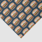 Grillen Grilled Hamburger Feinschmecker Seidenpapier (Detail)