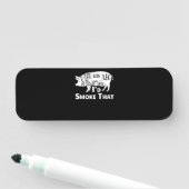 GRILLEN| GRILLEN Grill Pig Schweinefleisch-Id Rauc Namensschild (Beispiel)