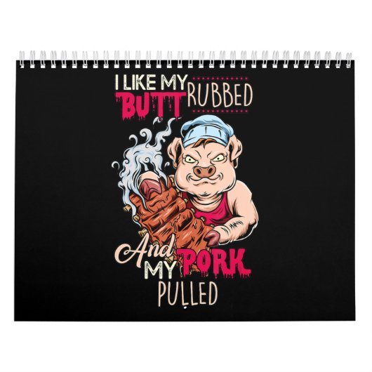 GRILLEN|GRILLEN Grillmaster As Hintern Rubbed & Po Kalender (Titelbild)