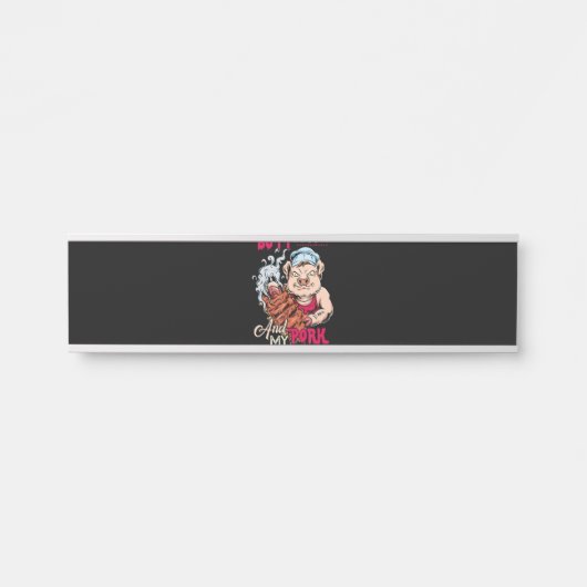 GRILLEN|GRILLEN Grillmaster As Hintern Rubbed & Po Türschild (Vorderseite )