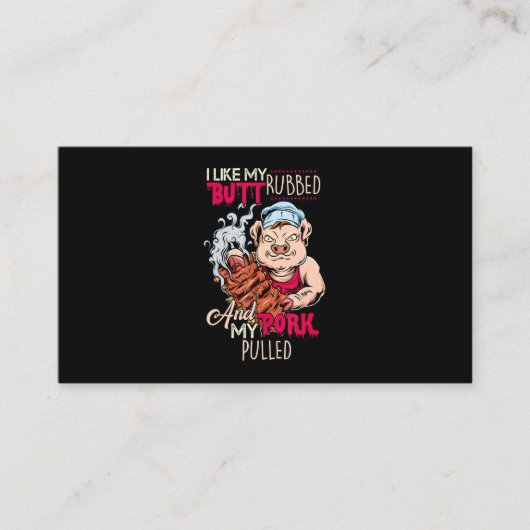 GRILLEN|GRILLEN Grillmaster Like Hintern Rubbed & Visitenkarte (Vorderseite)