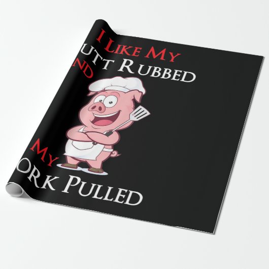 GRILLEN| GRILLEN Ich mag meinen Hintern Rubbed und Geschenkpapier (Ungerollt)