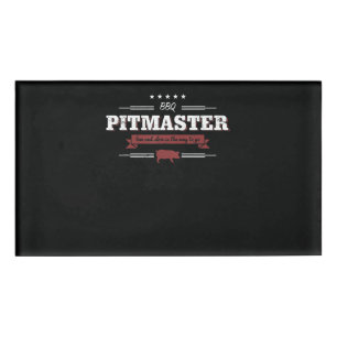 GRILLEN  GRILLEN Pitmaster niedrig und langsam ist Namenschild