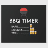 GRILLEN|GRILLEN Timer Barbecue Funny Grill Grillge Geschenkpapier (Flach)