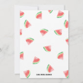 Grillen Grillin and Chillin' Watermelon Einladung (Rückseite)