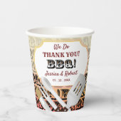 GRILLEN Grilling Gastgeschenk Pappbecher (Vorderseite)