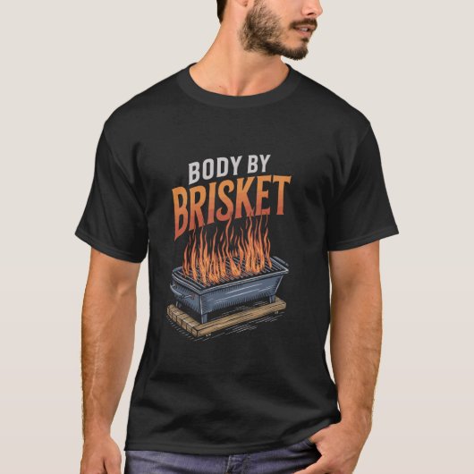 Grillen Grillkörper nach Brisket, Fleischgeruch T-Shirt (Vorderseite)