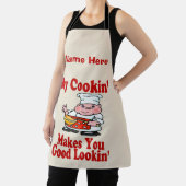 GRILLEN, gut aussehen, Text hinzufügen, Schürze (InSitu)