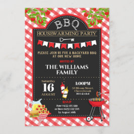 GRILLEN Housewarming Party Neue Zuhause Backyard G Einladung
