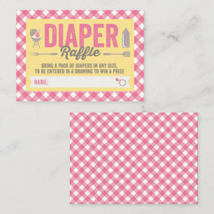 GRILLEN Icons Pink Karos Diaper Raffelkarte Begleitkarte