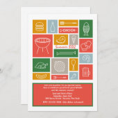 GRILLEN Ikonen-Einladung Einladung (Vorne/Hinten)