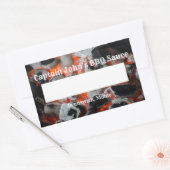 GRILLEN Inspiriertes Siegel Rechteckiger Aufkleber (Umschlag)