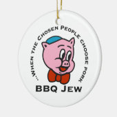 GRILLEN Jude-Weihnachtsverzierung Keramikornament (Links)