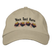 GRILLEN King - Anpassen Bestickte Kappe (Vorderseite)