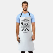 GRILLEN King Barbecue Personalisiert Schürze (Getragen)