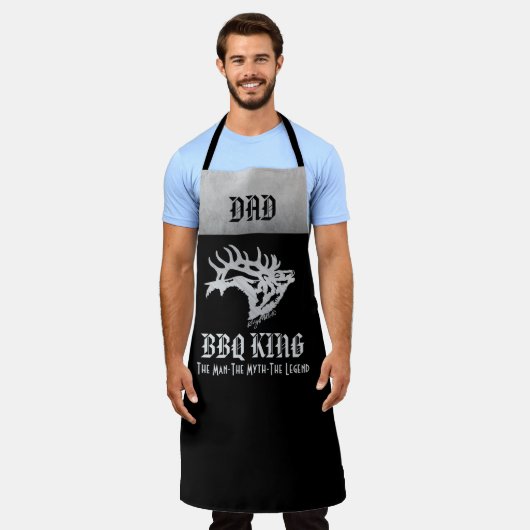 GRILLEN King, Bull Elk Schürze (Getragen)