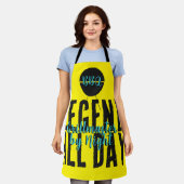 GRILLEN King Design | Grillmaster-Geschenk | Funny Schürze (Getragen)