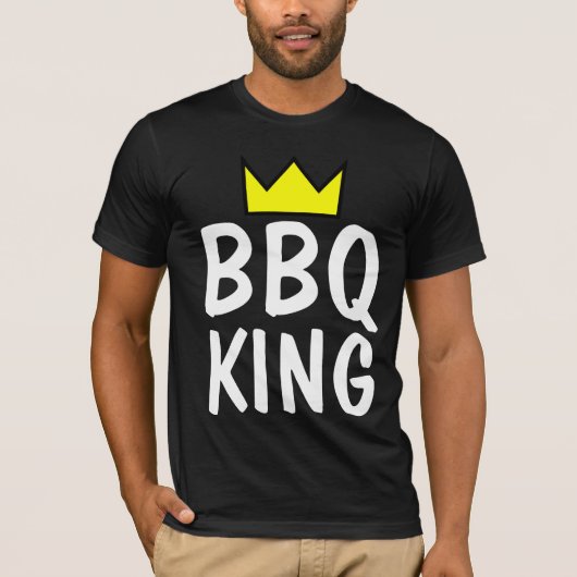 GRILLEN KING MEN'S Funny T - Shirt für Vater oder (Vorderseite)