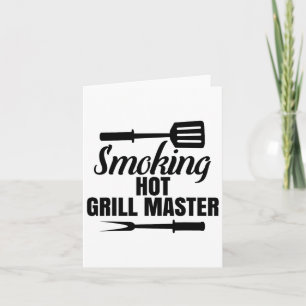 Grillen King Queen of the Gri - The Rokking Hot Gr Karte