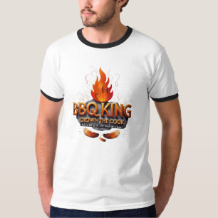 GRILLEN King - Retro Koch-Hut-Ringer-T-Shirt T-Shirt