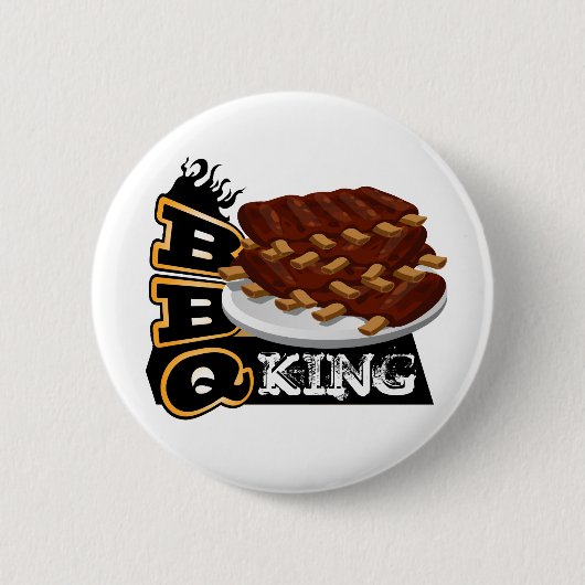 GRILLEN KING! Ribs Icon Button (Vorderseite)