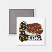 GRILLEN KING! Ribs Icon Magnet (Vorderseite/Rückseite)