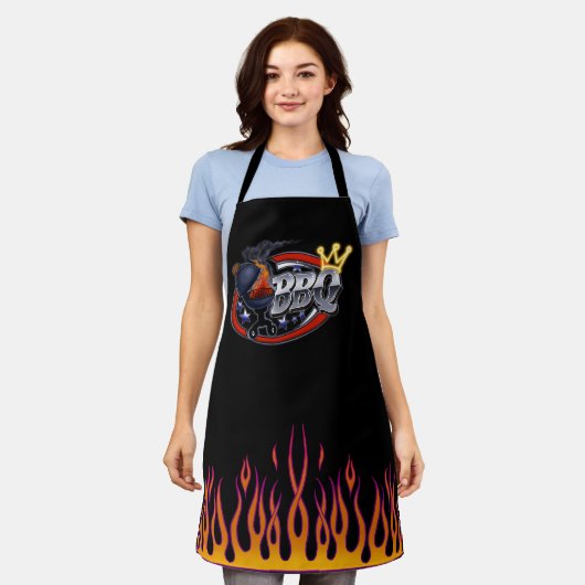 GRILLEN King überarbeitete Schürze (Getragen)