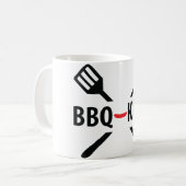 Grillen-König Ikone Kaffeetasse (Vorderseite Links)