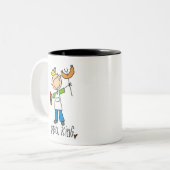 GRILLEN König Zweifarbige Tasse (Vorderseite Links)