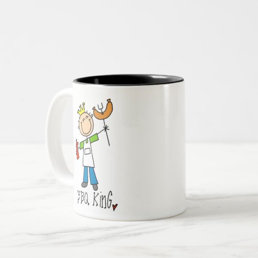 GRILLEN König Zweifarbige Tasse (Vorderseite Links)