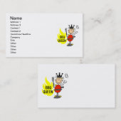 GRILLEN Königin Visitenkarte (Vorne/Hinten)