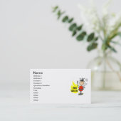 GRILLEN Königin Visitenkarte (Stehend Vorderseite)