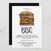 GRILLEN lädt Riesenburger ein Einladung (Vorne/Hinten)