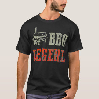 GRILLEN Legend Fleisch Rauchen GRILLEN Zubehör Vin T-Shirt